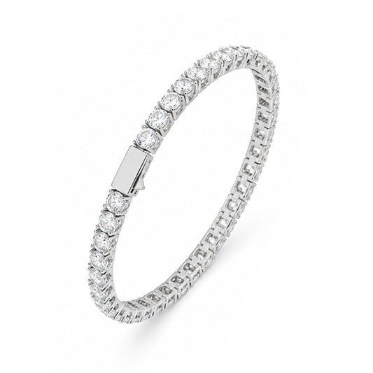 D-Color Moissanite Tennis Bracelet | 3mm Stones