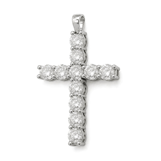 6CT Moissanite Cross Pendant | Power of Faith | Upgraded Version
