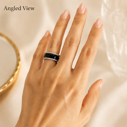 Pavé Smart Ring Enhancer Bands — Set of 2