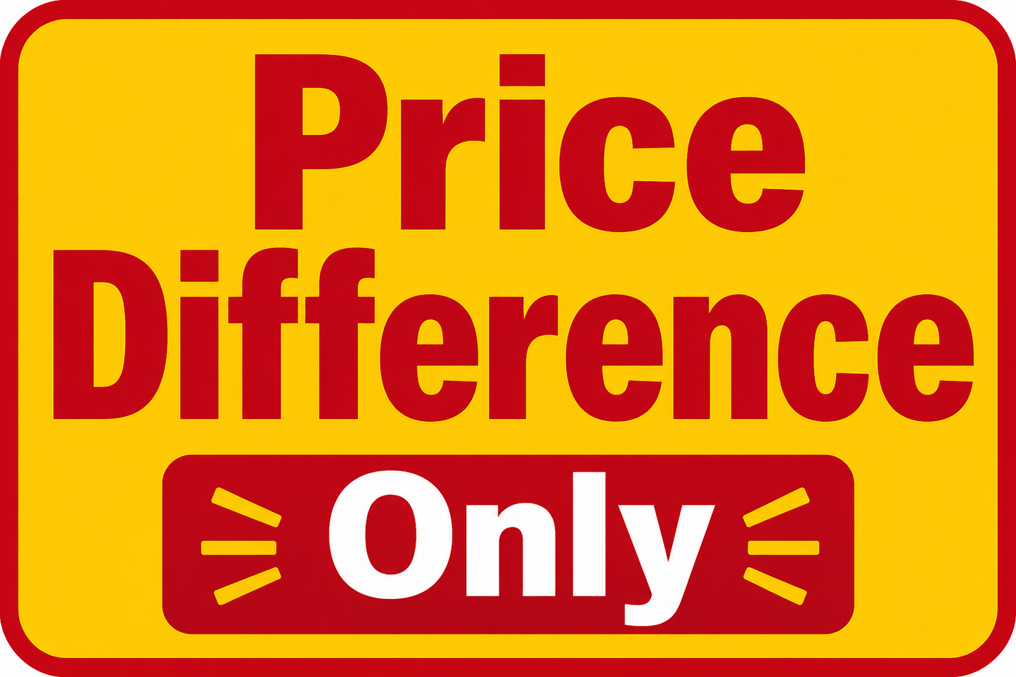 Price Difference Only