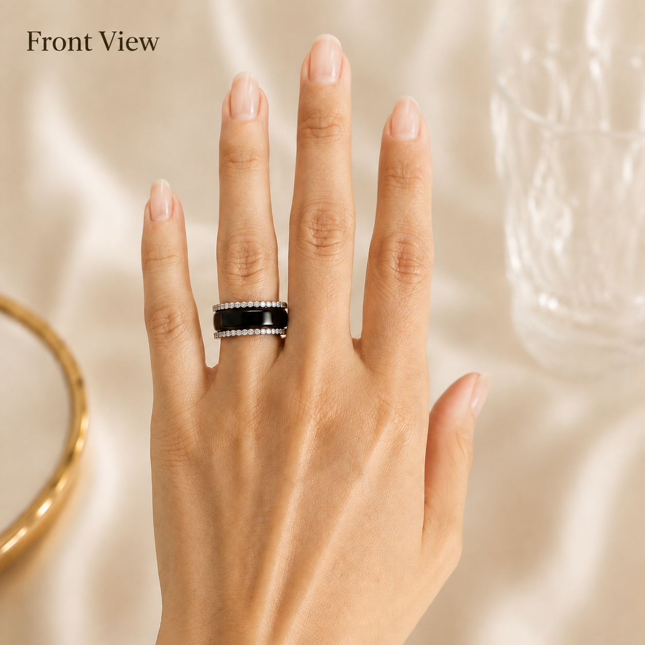 Pavé Smart Ring Enhancer Bands — Set of 2