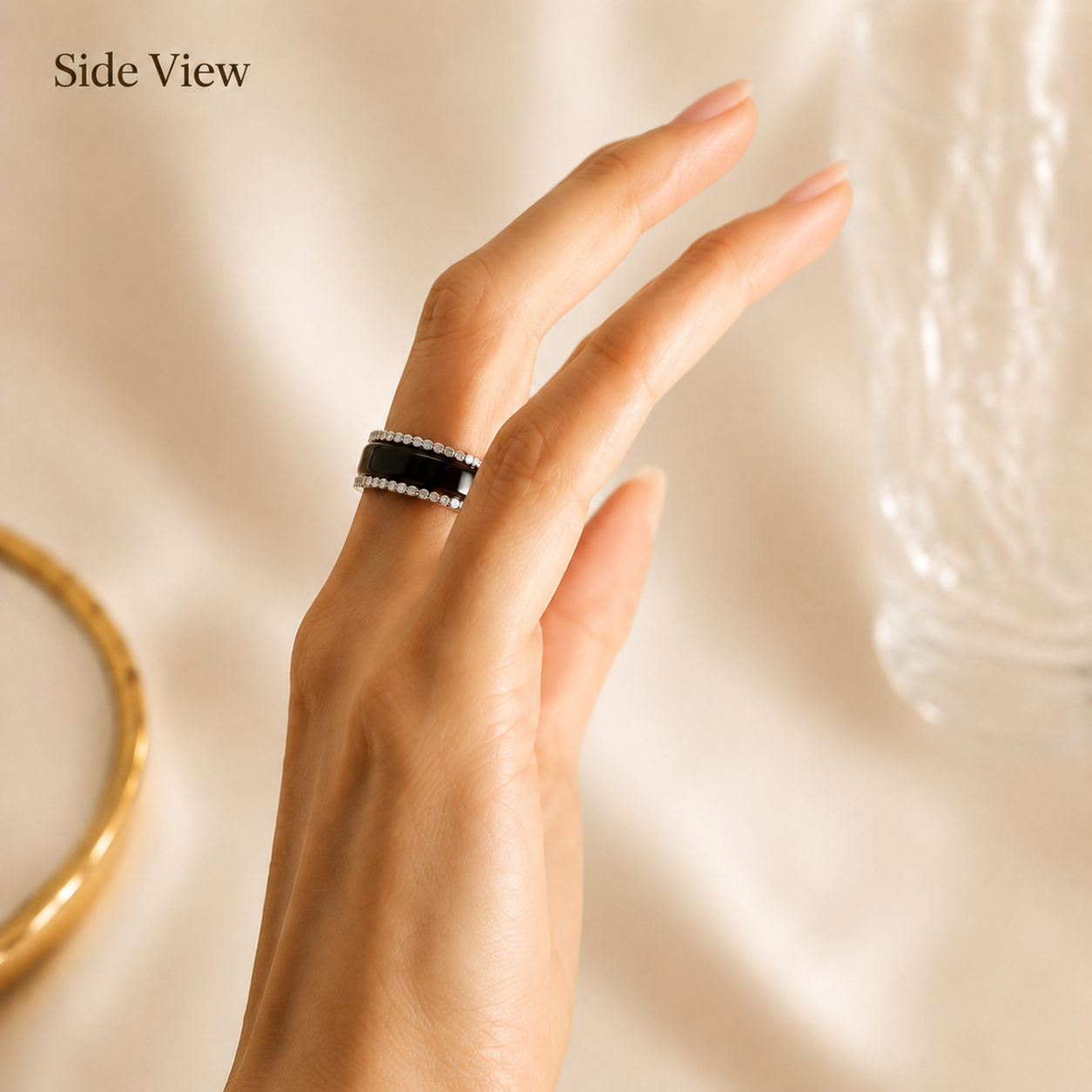 Pavé Smart Ring Enhancer Bands — Set of 2