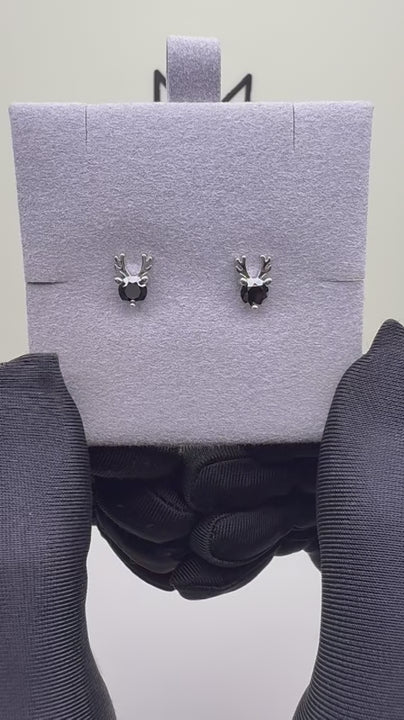 ES-20093 | Fancy Color 1CT Stud Earrings | White Gold Plated