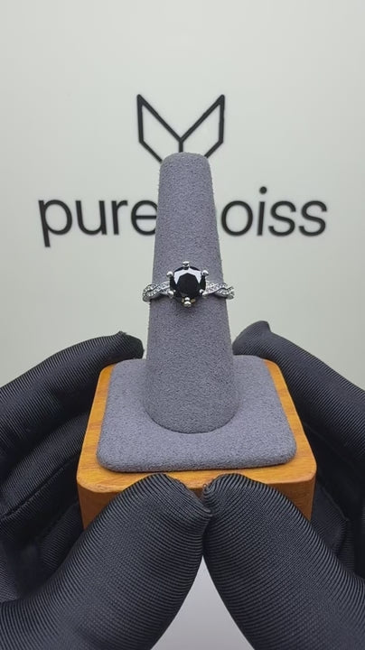 RS-10203 | Fancy Color 2CT Ring | White Gold Plated