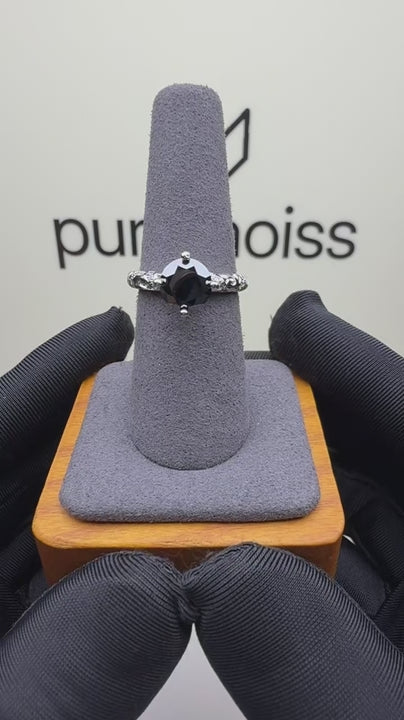 RS-10083 | Fancy Color 2CT Ring | White Gold Plated