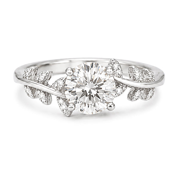 RS-10481 | D-Color 1CT Ring | White Gold Plated