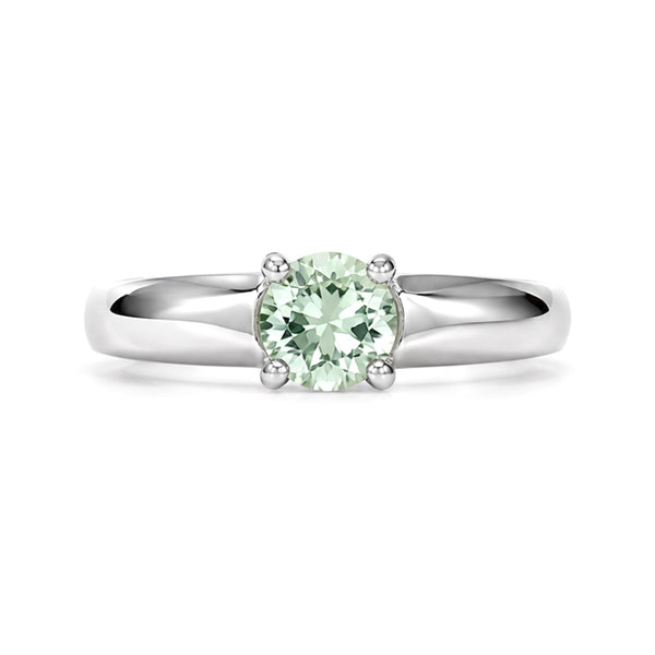 RS-10282 | Men's Fancy Color 0.5CT Ring | White Gold Plated