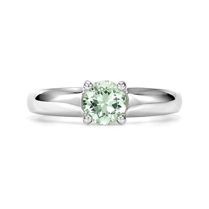 RS-10282 | Men's Fancy Color 0.5CT Ring | White Gold Plated