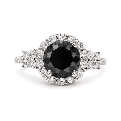 RS-10173 | Fancy Color 2CT Ring | White Gold Plated