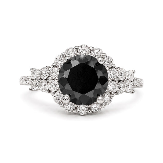 RS-10173 | Fancy Color 2CT Ring | White Gold Plated