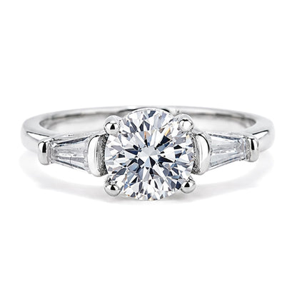 RS-10491 | D-Color 1CT Ring | White Gold Plated