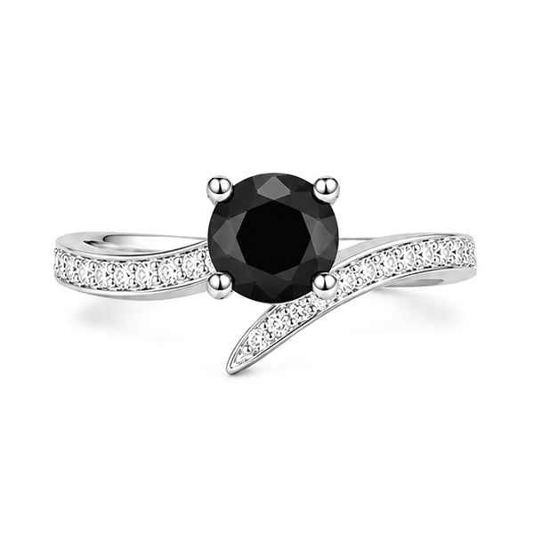 RS-10213 | Fancy Color 2CT Ring | White Gold Plated