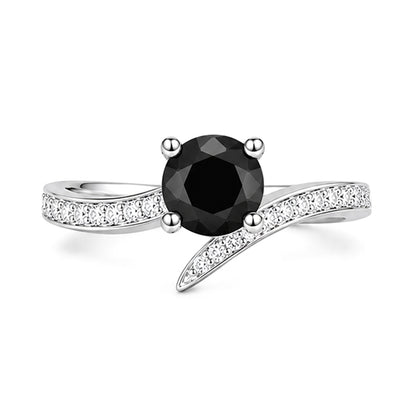 RS-10213 | Fancy Color 2CT Ring | White Gold Plated