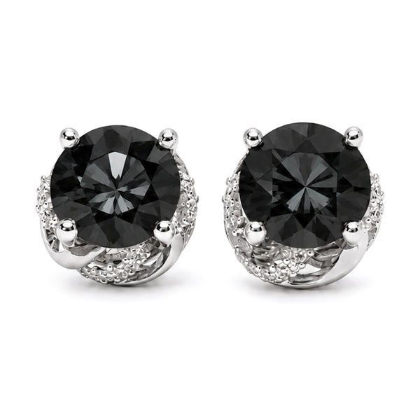 ES-20103 | Fancy Color 2CT Stud Earrings | White Gold Plated