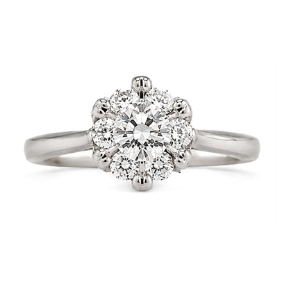RS-10391 | D-Color 1CT Ring | White Gold Plated