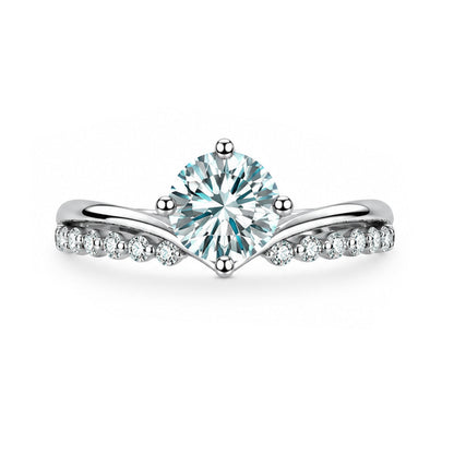 RS-10102 | Fancy Color 1CT Ring | White Gold Plated