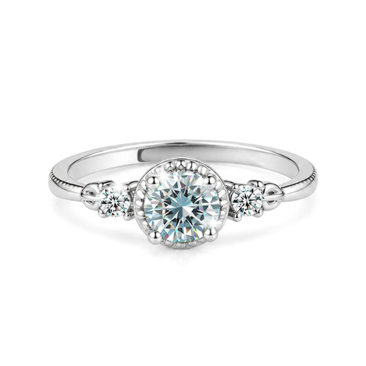 RS-10372 | Men's Fancy Color 0.5CT Ring | White Gold Plated