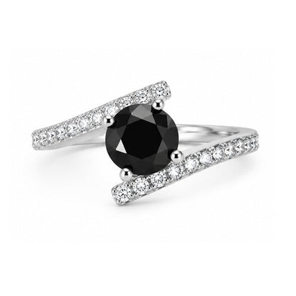 RS-10223 | Fancy Color 2CT Ring | White Gold Plated