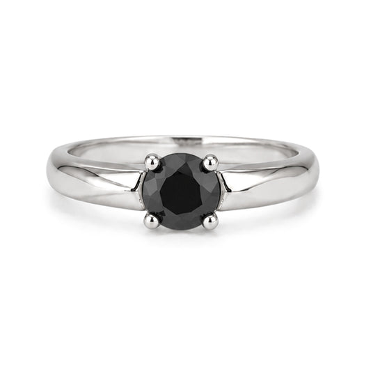 RS-10283 | Men's Fancy Color 0.5CT Ring | White Gold Plated