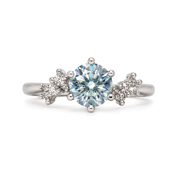 RS-10412 | Fancy Color 1CT Ring | White Gold Plated