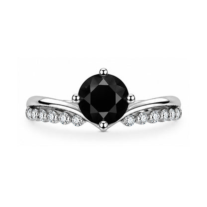 RS-10103 | Fancy Color 1CT Ring | White Gold Plated