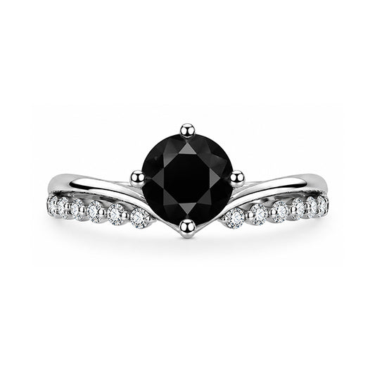 RS-10103 | Fancy Color 1CT Ring | White Gold Plated