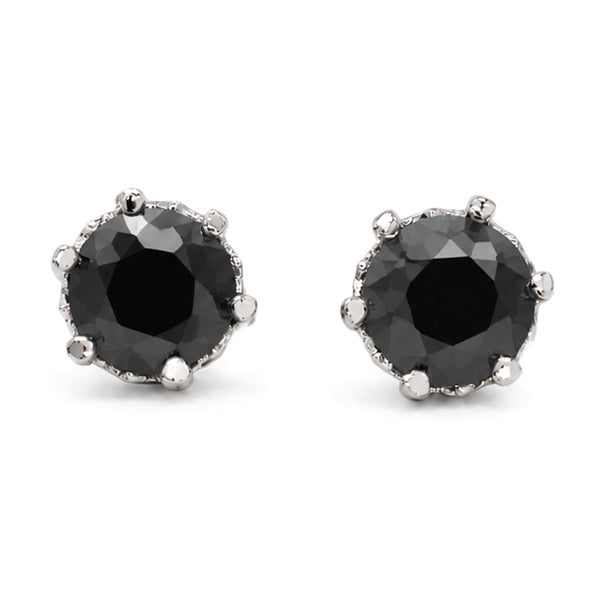 ES-20063 | Fancy Color 2CT Stud Earrings | White Gold Plated