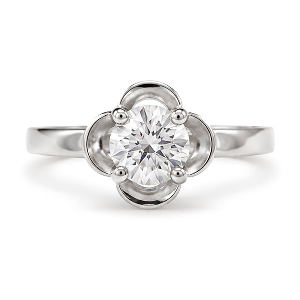 RS-10561 | D-Color 1CT Ring | White Gold Plated