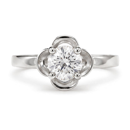 RS-10561 | D-Color 1CT Ring | White Gold Plated