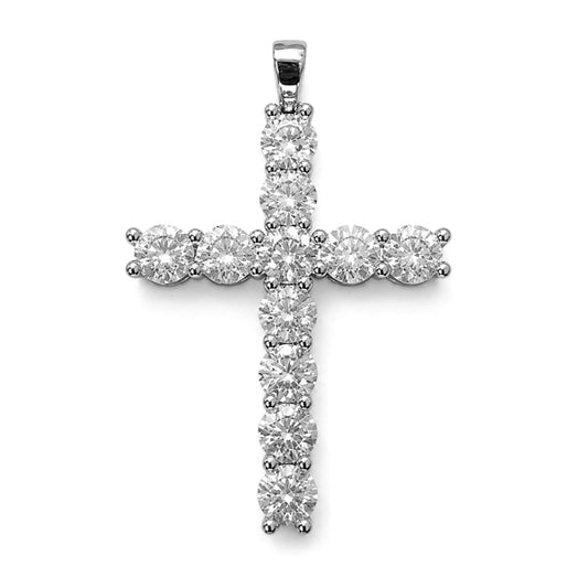 6CT Moissanite Cross Pendant | Power of Faith | Upgraded Version