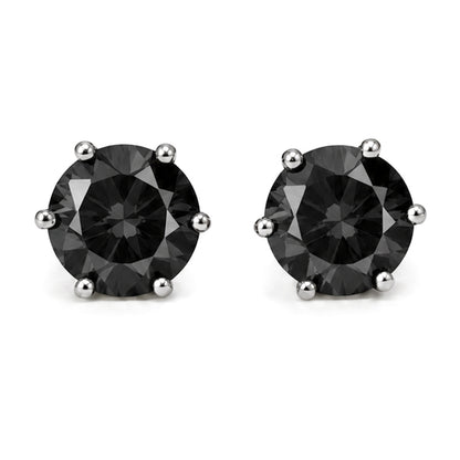 ES-20083 | Fancy Color 1CT Stud Earrings | White Gold Plated