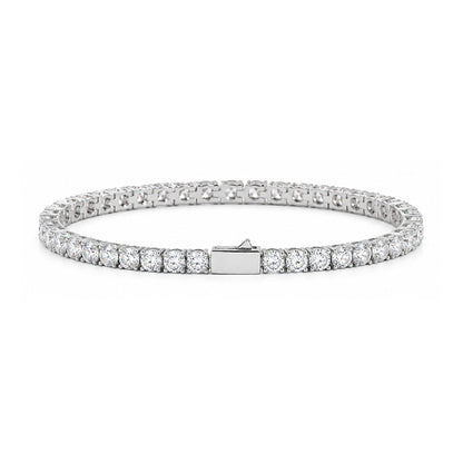 D-Color Moissanite Tennis Bracelet | 3mm Stones