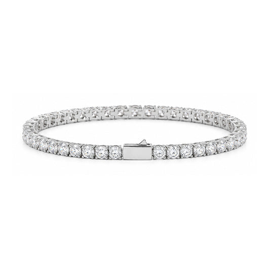 D-Color Moissanite Tennis Bracelet | 3mm Stones