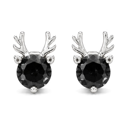 ES-20093 | Fancy Color 1CT Stud Earrings | White Gold Plated