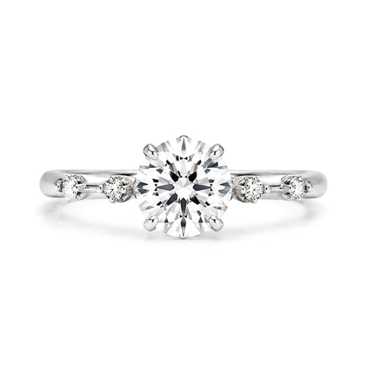 RS-10461 | D-Color 1CT Ring | White Gold Plated