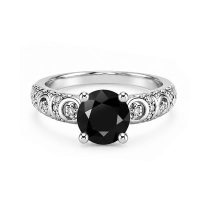 RS-10083 | Fancy Color 2CT Ring | White Gold Plated