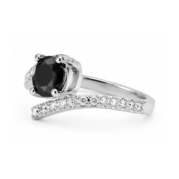 RS-10223 | Fancy Color 2CT Ring | White Gold Plated
