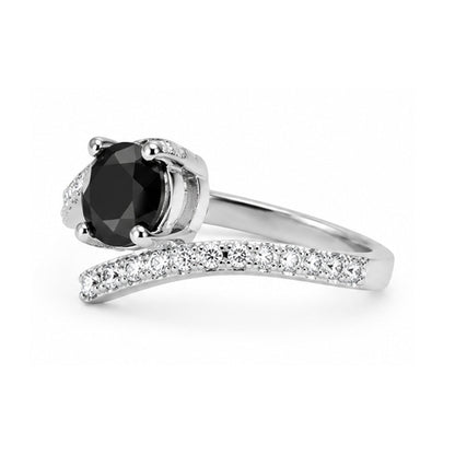 RS-10223 | Fancy Color 2CT Ring | White Gold Plated