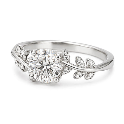 RS-10481 | D-Color 1CT Ring | White Gold Plated