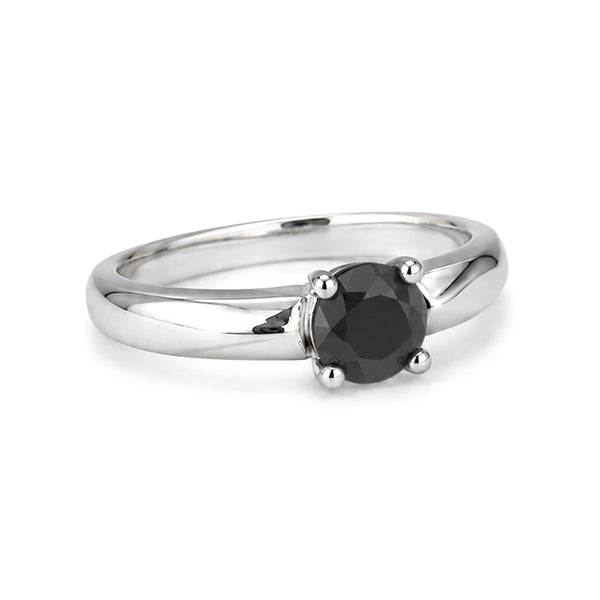 RS-10283 | Men's Fancy Color 0.5CT Ring | White Gold Plated