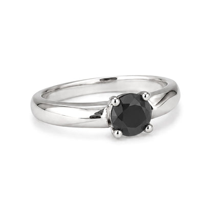 RS-10283 | Men's Fancy Color 0.5CT Ring | White Gold Plated
