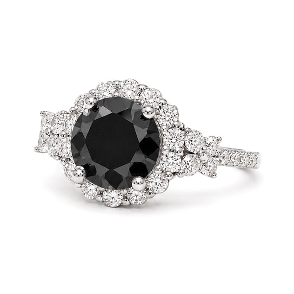 RS-10173 | Fancy Color 2CT Ring | White Gold Plated