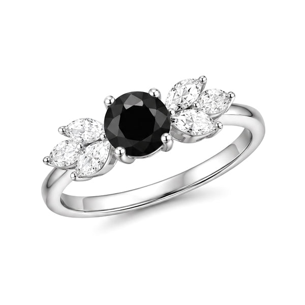 RS-10233 | Fancy Color 1CT Ring | White Gold Plated
