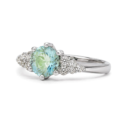RS-10402 | Fancy Color 1CT Ring | White Gold Plated