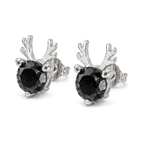 ES-20093 | Fancy Color 1CT Stud Earrings | White Gold Plated