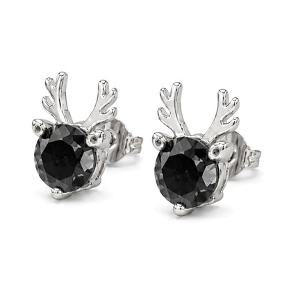 ES-20093 | Fancy Color 1CT Stud Earrings | White Gold Plated