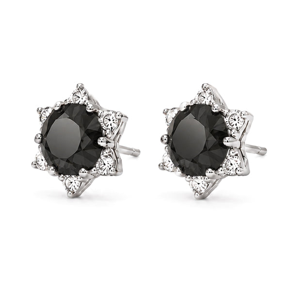 ES-20043 | Fancy Color 2CT Stud Earrings | White Gold Plated