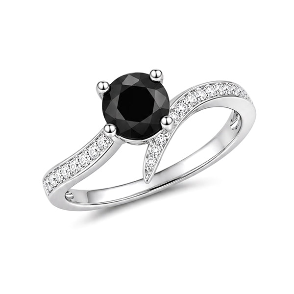 RS-10213 | Fancy Color 2CT Ring | White Gold Plated