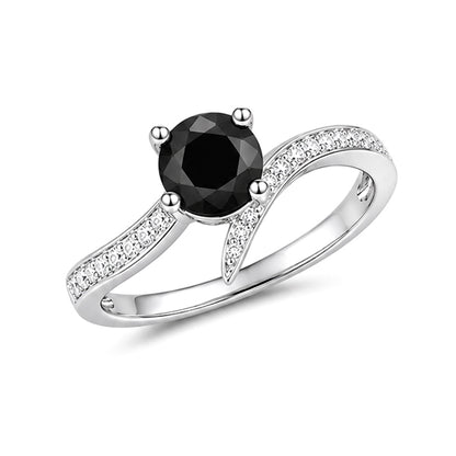 RS-10213 | Fancy Color 2CT Ring | White Gold Plated