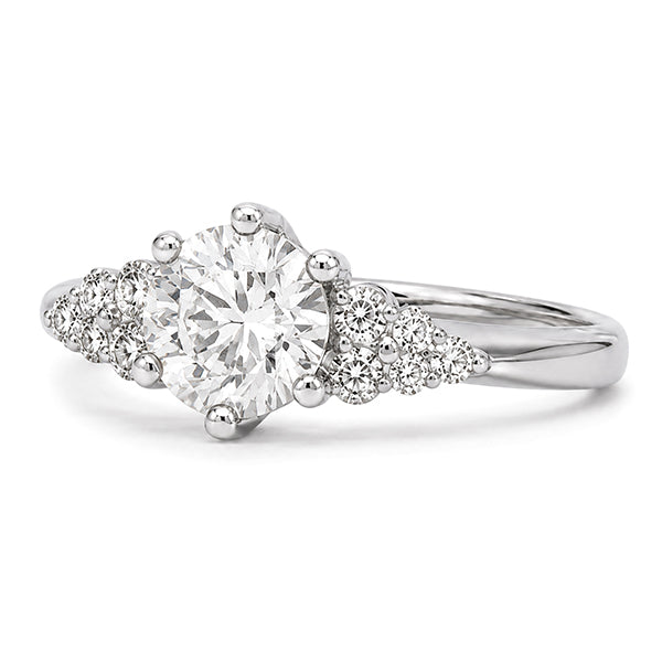 RS-10401 | D-Color 1CT Ring | White Gold Plated